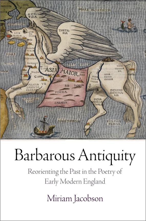 Book cover, Barbarous Antiquity
