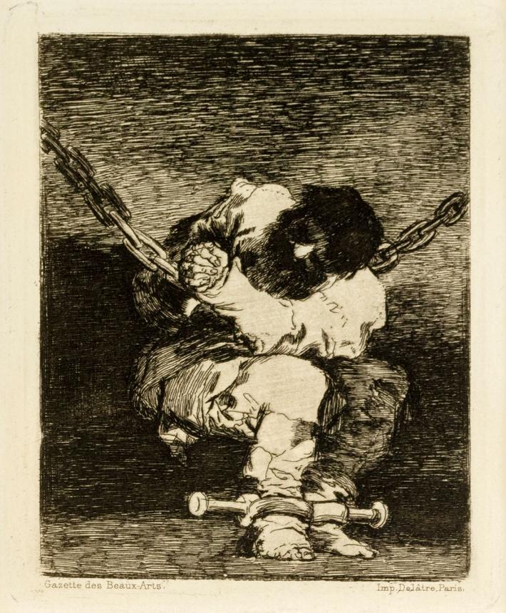 "Tan Barbara la Seguridad” by Francisco Goya